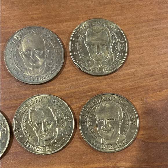 Sunoco Presidential Coin Series 2000 (8 Coins) 1953-2001 - Picture 4 of 7